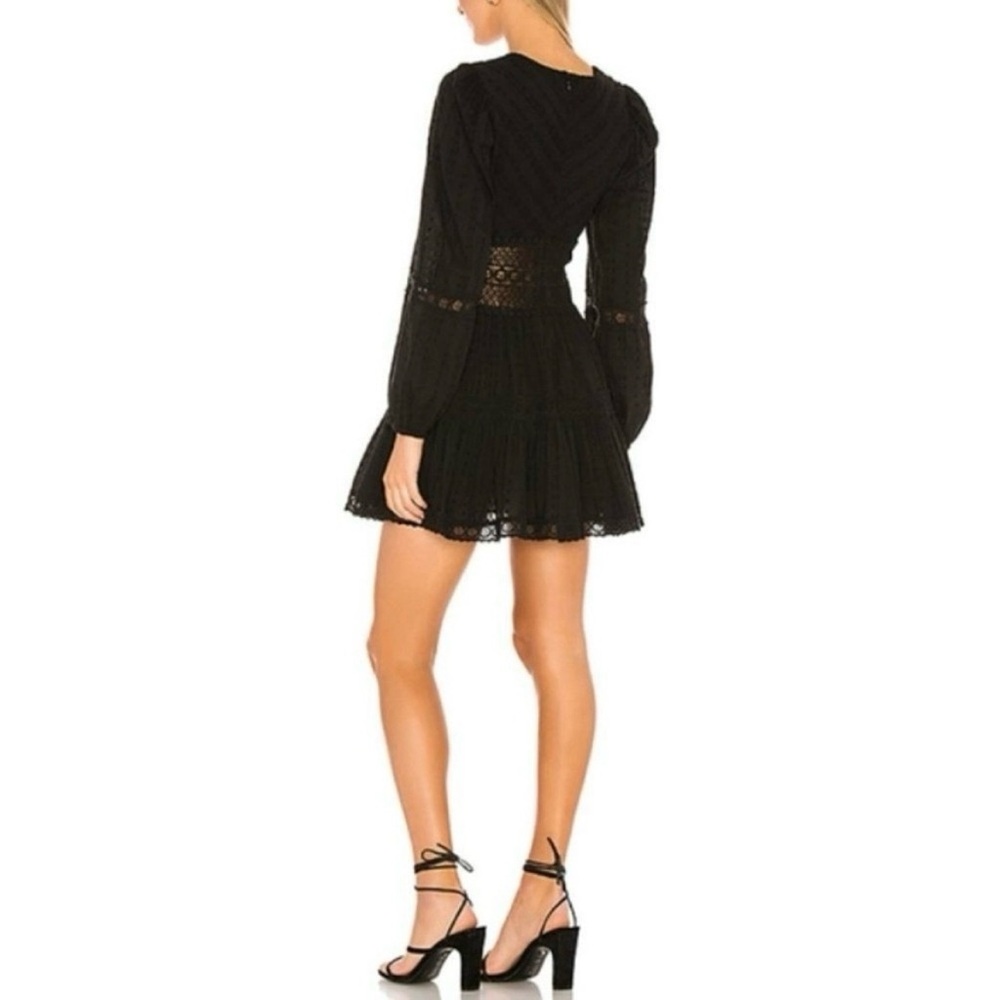 Free People The Delightful Dress Mini Crochet 0 XS Boho Date Night Valentine - Picture 3 of 11